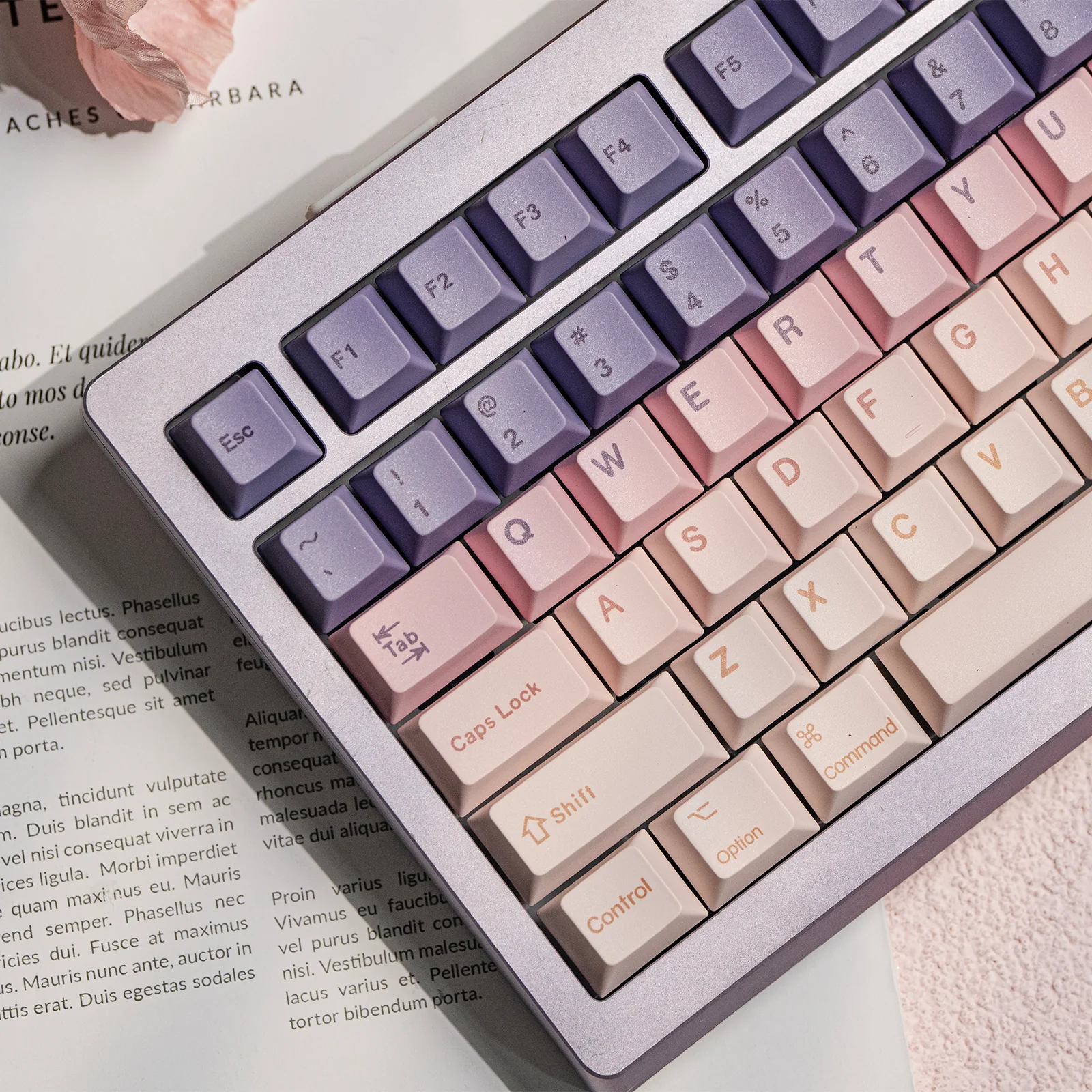 EPOMAKER Lavender Jade Keycap Set - Image 7