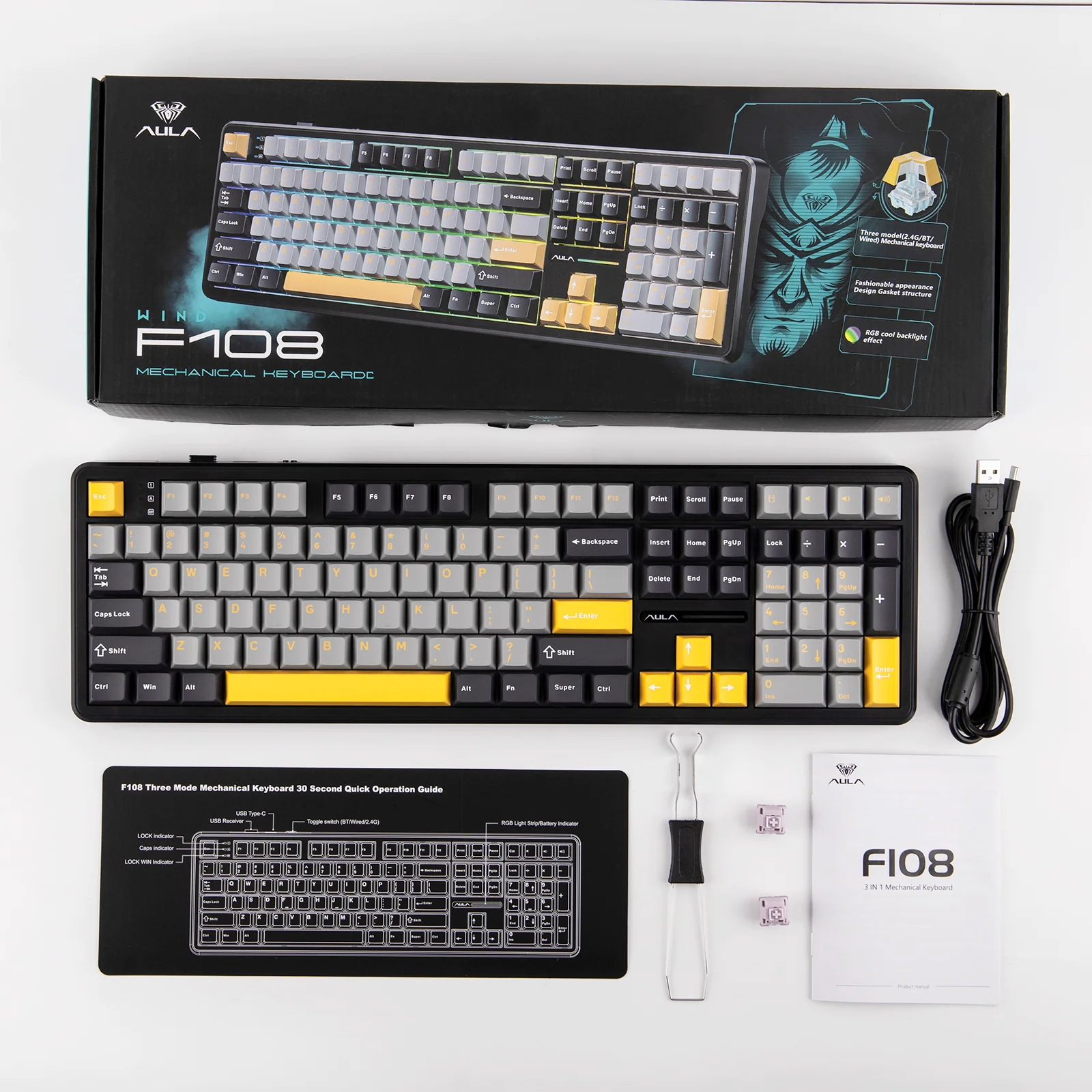 EPOMAKER x AULA F108 - Image 28
